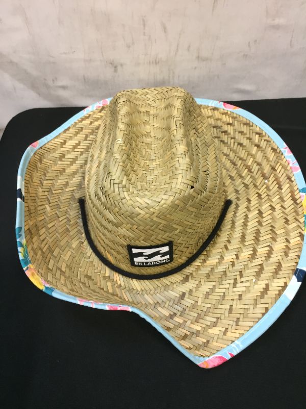 Photo 2 of Billabong Men's Classic Printed Straw Lifeguard Hat
