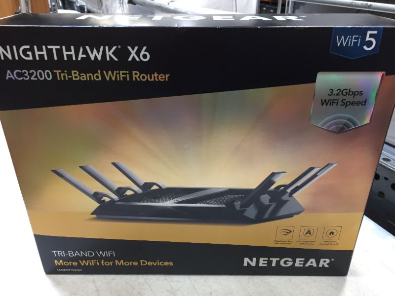 Photo 2 of NETGEAR Nighthawk X6 AC3200 Tri-Band WiFi Router - R8000
