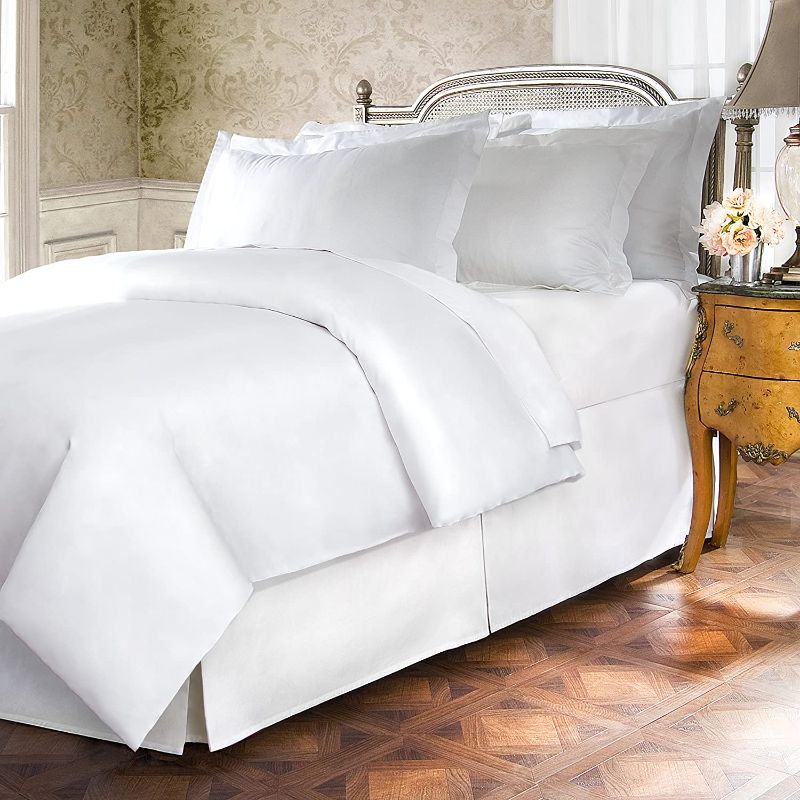 Photo 1 of Belles & Whistles 400 Thread Count Bed Skirt, Twin, White