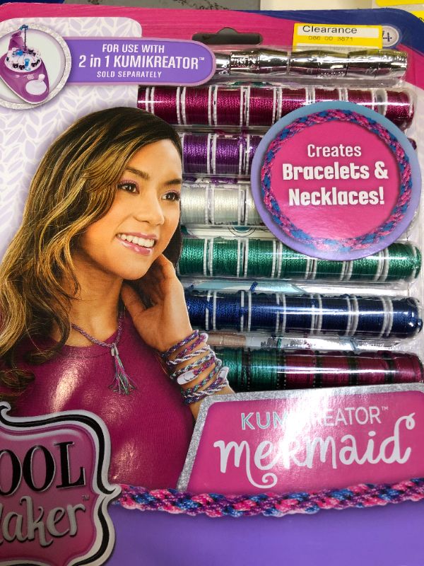 Photo 2 of Cool Maker, KumiKreator Mermaid Fashion Pack Refill, Friendship Bracelet and Necklace Activity Kit
