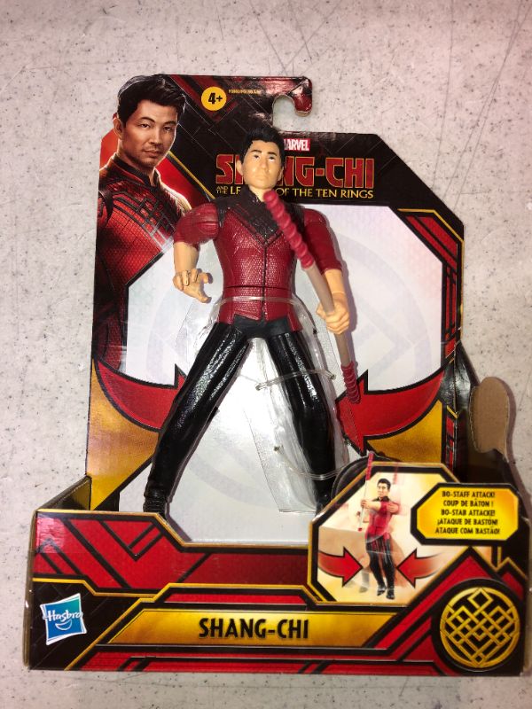Photo 1 of Hasbro Marvel Shang-Chi and the Legend of the Ten Rings Shang-Chi 6-Inch Action Figure Toy with Bo Staff Attack Feature! Multi