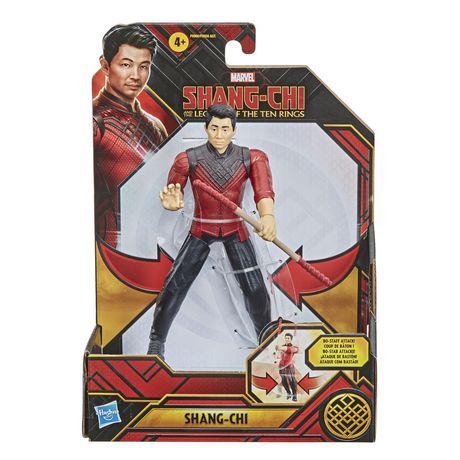 Photo 1 of Hasbro Marvel Shang-Chi and the Legend of the Ten Rings Shang-Chi 6-Inch Action Figure Toy with Bo Staff Attack Feature! Multi