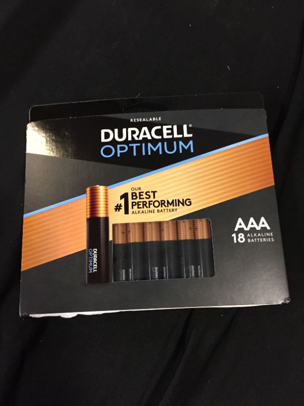 Photo 2 of Duracell Optimum Batteries, Alkaline, AAA, 1.5 V, 18 Pack - 18 batteries