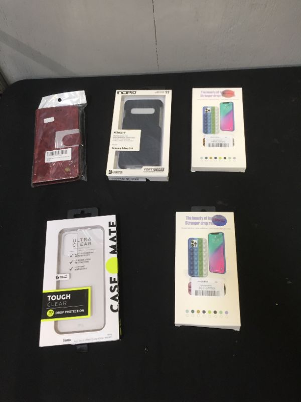 Photo 1 of miscellaneous phone case bundle 5 pack 