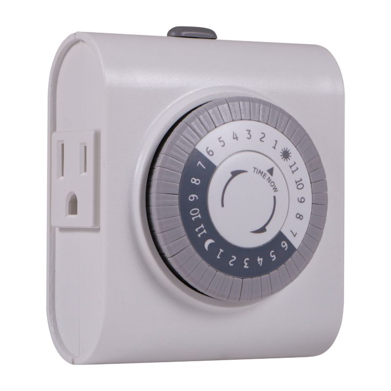 Photo 1 of GE 24-Hour Heavy Duty Indoor Plug-in Timer, 2-Outlets, 15075