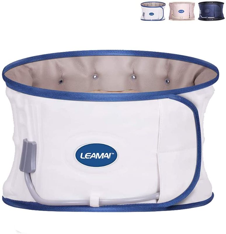 Photo 1 of LEAMAI-Decompression Back Belt, Bold Air Column Stronger Support for Your Back, Relief Back Pain- (Type I,White,Size S(25"-36"))
[[ FACTORY SEALED ]]
** BOX IS SLIGHTLY DAMAGED BUT SEALED **