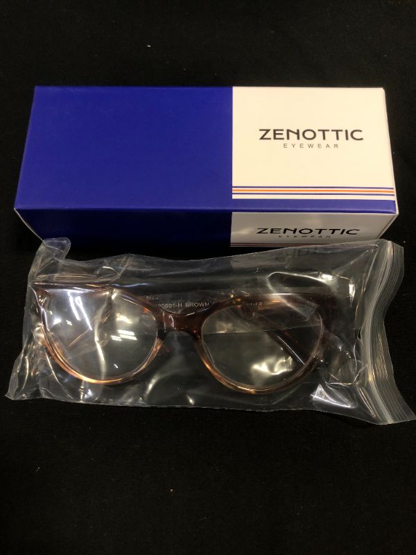 Photo 2 of ZENOTTIC Reading Glasses Cat Eye Glasses Frames for Women, Clear Lens, Suitable for Work/Reading/Outdoor/Party- 2 PK