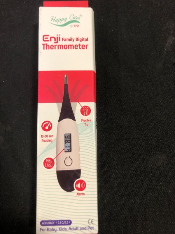 Photo 1 of Fast 10 Seconds Body Fever Thermometer for Adults, Children, Kids, Infants, Babies and Pets. Oral, Rectal and Underarm, Digital Termometro, Memory Recall, Auto Power Off and Fever Alert, F and C
