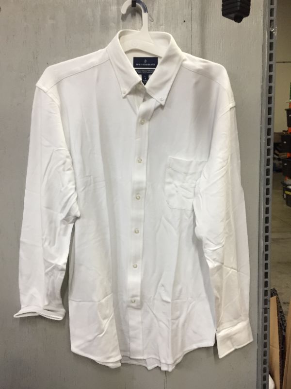 Photo 1 of Buttoned Down men's white long sleeve button shirt 