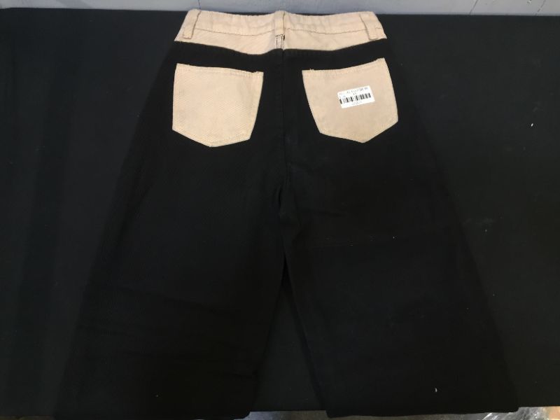 Photo 3 of BOYS SIZE 10-12 YEARS BROWN/BLACK BUTTON PANTS 