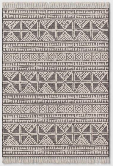 Photo 1 of Tasseled Outdoor Rug Charcoal - Opalhouse™
5 X 7 FT