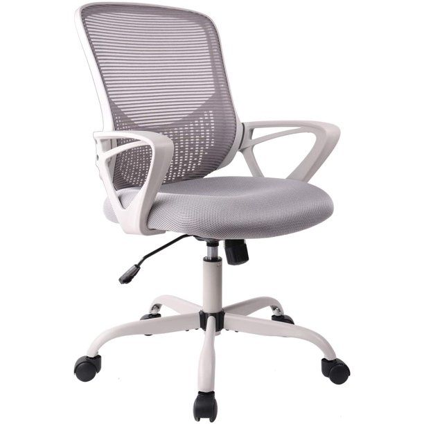 Photo 1 of Smugdesk Office Chair, Ergonomic Desk Chair Computer Task Chair Mesh with Armrests Mid-Back for Home Office Conference Study Room, Gray
