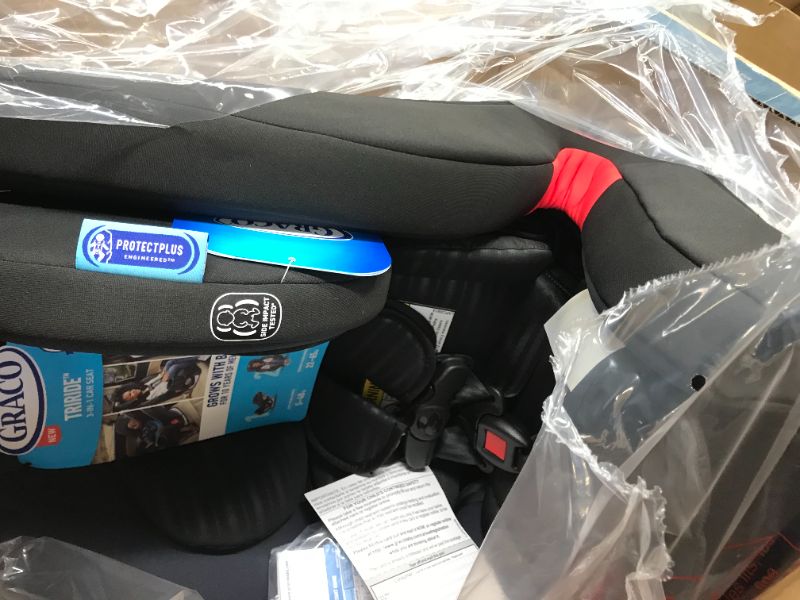 Photo 2 of Graco TriRide 3 in 1 Car Seat | 3 Modes of Use from Rear Facing to Highback Booster Car Seat, Clybourne
