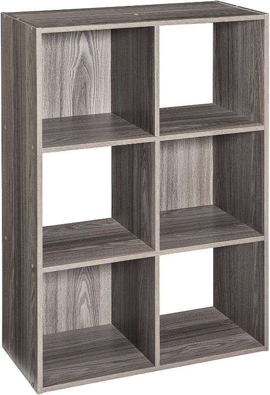 Photo 1 of ClosetMaid 4166 Cubeicals Organizer, 6-Cube, Natural Gray
