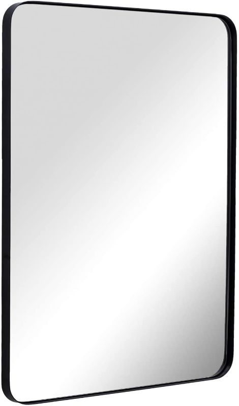 Photo 1 of 
ANDY STAR Wall Mirror for Bathroom, Mirror for Wall with Black Metal Frame 22" X 30"