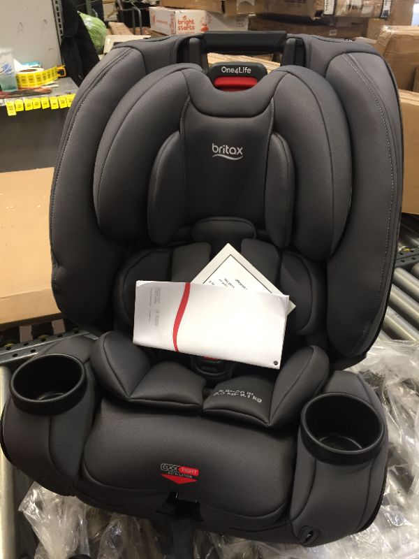 Photo 4 of Britax One4Life ClickTight All-in-One Car Seat – 10 Years of Use – Infant, Convertible, Booster – 5 to 120 Pounds - SafeWash Fabric, Drift
