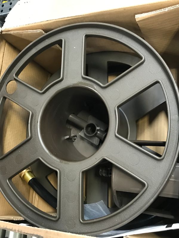 Photo 1 of DIFFERENT COLOR FROM STOCK PHOTO, Liberty Garden 100 Foot LBG-510 Liberty Basics Side Winding Wall Mount Hose Reel