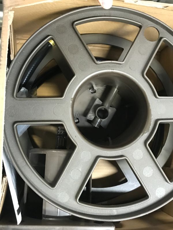 Photo 1 of DIFFERENT COLOR FROM STOCK PHOTO, Liberty Garden 100 Foot LBG-510 Liberty Basics Side Winding Wall Mount Hose Reel