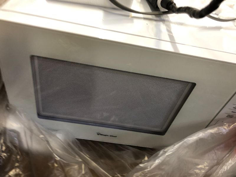 Photo 3 of 1.1 cu. ft. Countertop Microwave in White