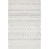 Photo 1 of Blythe Modern Moroccan Trellis Gray 4 ft. x 6 ft. Area Rug, dirty 
