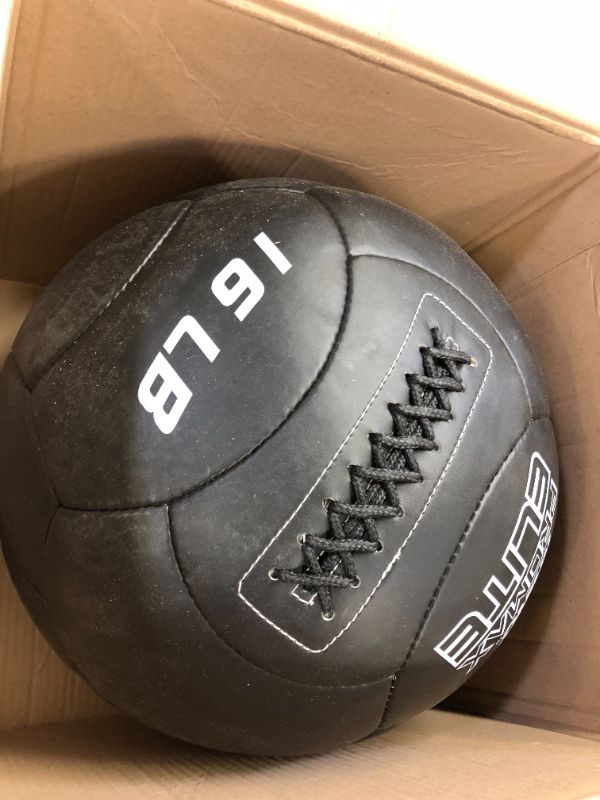 Photo 2 of 16 LB RHINO PROMAX ELITE MEDICINE BALL, DIRTY 