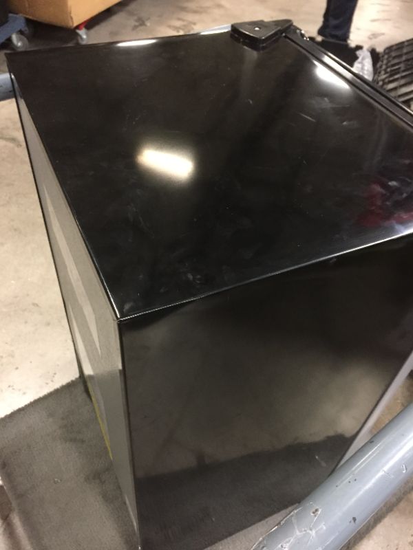 Photo 1 of 3.3 cu. ft. Mini Fridge in Stainless Look, HEAVILY USED, DMG 
