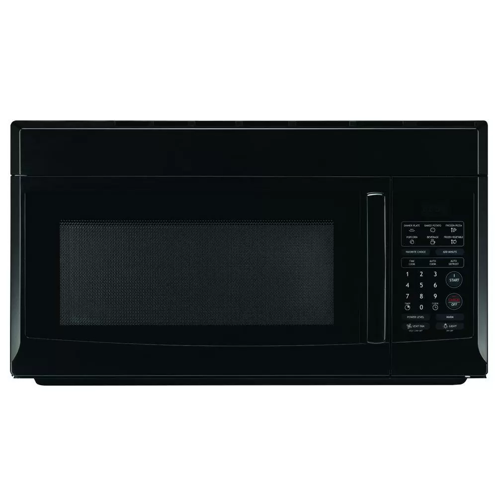 Photo 1 of 1.6 cu. ft. Over the Range Microwave in Black
