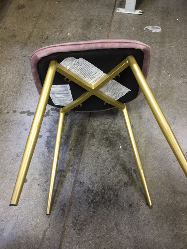 Photo 3 of Copley Velvet Dining Chair with Brass Leg - Project 62™
