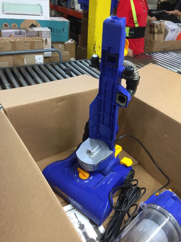 Photo 1 of eureka NEU182A PowerSpeed Bagless Upright Vacuum Cleaner, Lite, Blue
