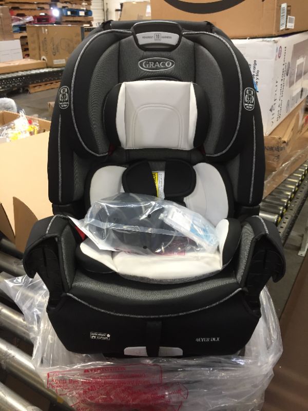 Photo 2 of Graco 4Ever DLX 4 in 1 Car Seat, Infant to Toddler Car Seat, with 10 Years of Use, Fairmont , 20x21.5x24 Inch (Pack of 1)
