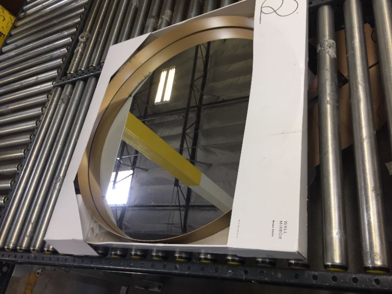 Photo 1 of 30" Flush Mount Round Decorative Wall Mirror - Project 62™
