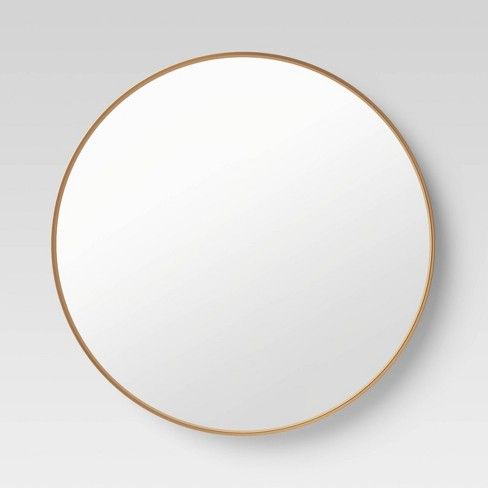 Photo 1 of 30" Flush Mount Round Decorative Wall Mirror - Project 62™
