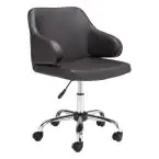 Photo 1 of Zuo Modern Designer Office Chair With Brown Finish - MISSING HARDWARE 