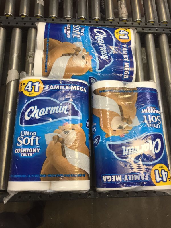 Photo 2 of 3PCK Charmin Ultra Soft Toilet Paper