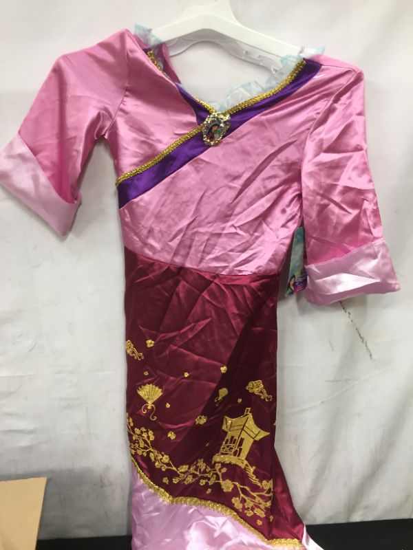 Photo 2 of Halloween Kids' Deluxe Disney Princess Mulan Halloween Costume Dress M (7-8)