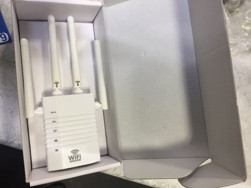 Photo 2 of 2021 WiFi Extender - Wireless Signal Repeater Booster up to 3000 sq.ft - 1200Mbps Wall-Through Strong WiFi-Dual Band 2.4G and 5G - 4 Antennas 360° Full Coverage-1…
