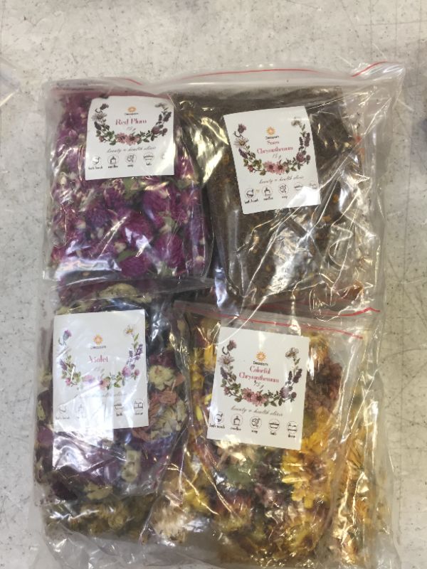 Photo 1 of Dried Flowers and Herbs for Soap Making - 18 Varieties Rose Buds Jasmine Lavender Dry Flower Petals - Lip Gloss Witchcraft Supplies Resin Jewelry Essential Oils for Candle Crafts Nail Art Bath Bombs
