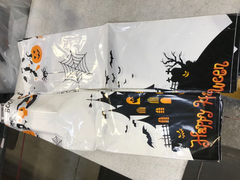 Photo 1 of 2 pack of Halloween decorations wall decorations or table cloths 4 pieces total