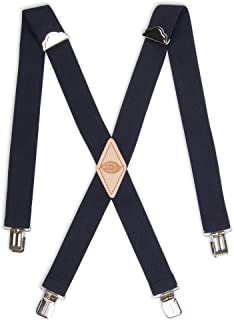 Photo 1 of Dickies Men's 1 1/2 inch Solid Straight Clip Adjustable X Back Suspender
