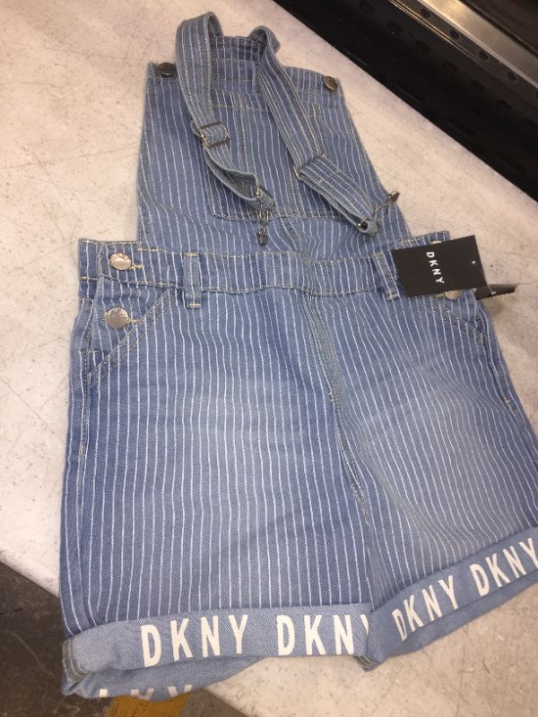 Photo 1 of DKNY Girls' Big Denim OVERALLS SHORTS
14 YEARS