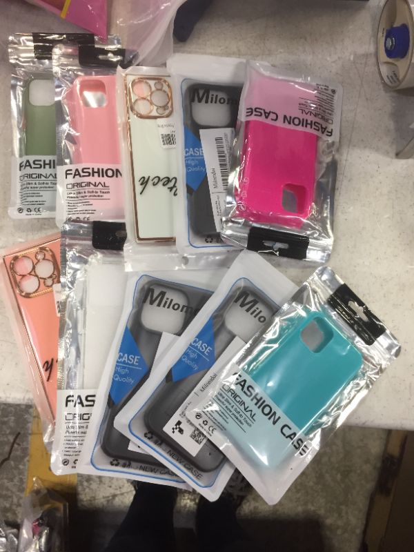 Photo 1 of 10 pack phone cases sold as is