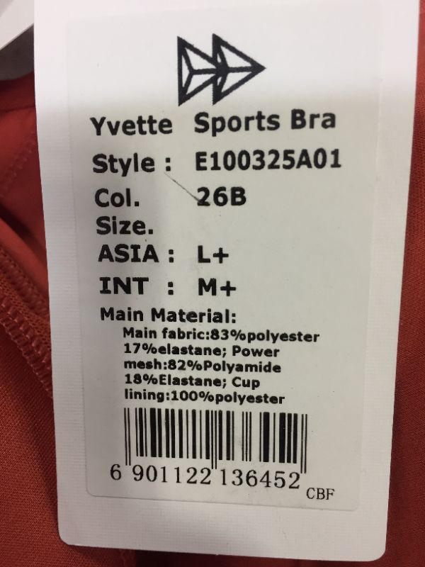 Photo 2 of Yvette sports bra