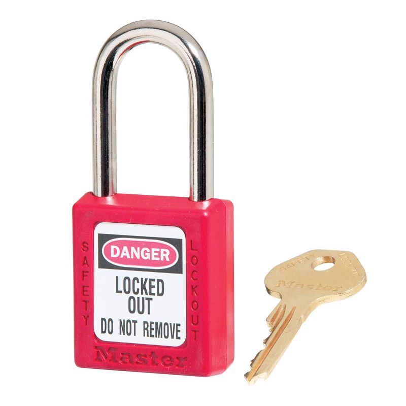 Photo 1 of Master lock safety lockout tagout lock with key