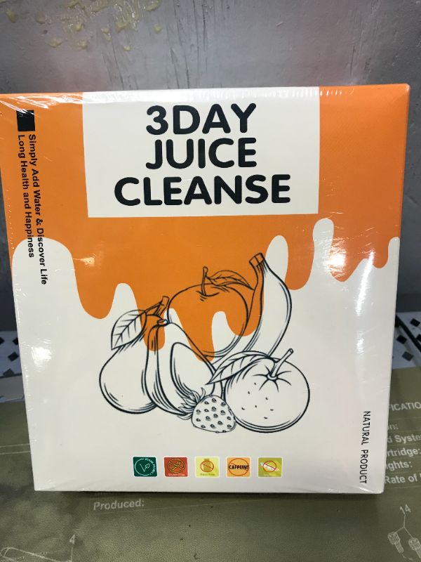 Photo 2 of 3 Day Juice Cleanse with 24 Powder Packets, All Natural Detox Juice for Detox Weight Loss and Immunity Support
expires june 2022