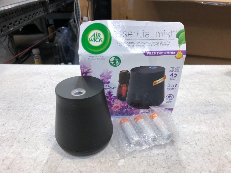 Photo 2 of Air Wick Essential Mist, Essential Oil Diffuser, Diffuser + 1 Refill, Lavender and Almond Blossom, Air Freshener, 2 Piece Set (Device May Vary)
