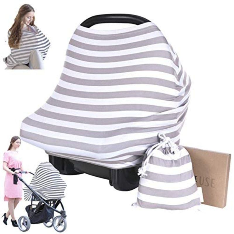 Photo 1 of Carseat Canopy Cover - Baby Car Seat Canopy KeaBabies - All-in-1 Nursing Breastfeeding Covers Up - Baby Car Seat Canopies for Boys, Girls - Stroller Covers - Shopping Cart Cover (BFF Gray)
