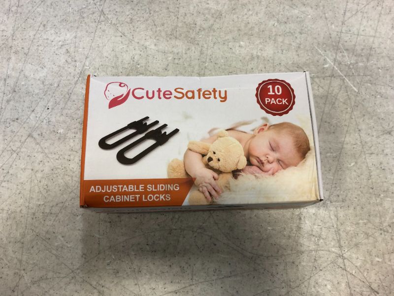 Photo 1 of CuteSafetly Adjustable Sliding Cabinet Locks