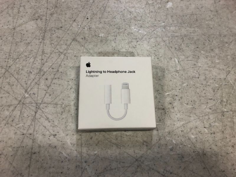 Photo 1 of Apple Lightning to 3.5 mm Headphone Jack Adapter
