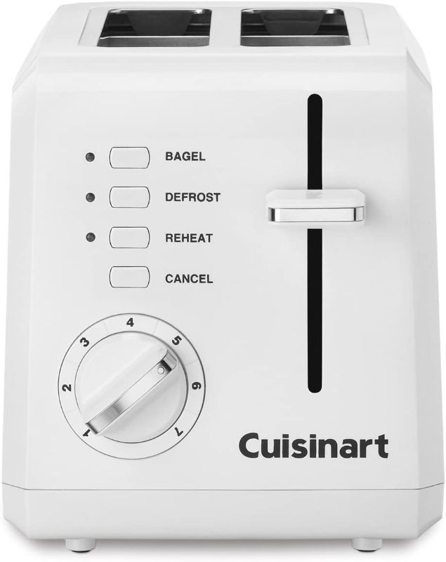 Photo 1 of Cuisinart CPT-122 2-Slice Compact Plastic Toaster (White)
