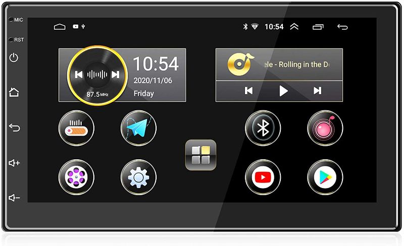 Photo 1 of ANKEWAY 7 Inch Double DIN Car Stereo Android 10.1 Version [2G + 16G] GPS Navigation with HiFi+WiFi+Bluetooth/RDS+FM, 1080P HD IPS Touch Screen Car Digital Internet Multimedia System (2 DIN/12V)
